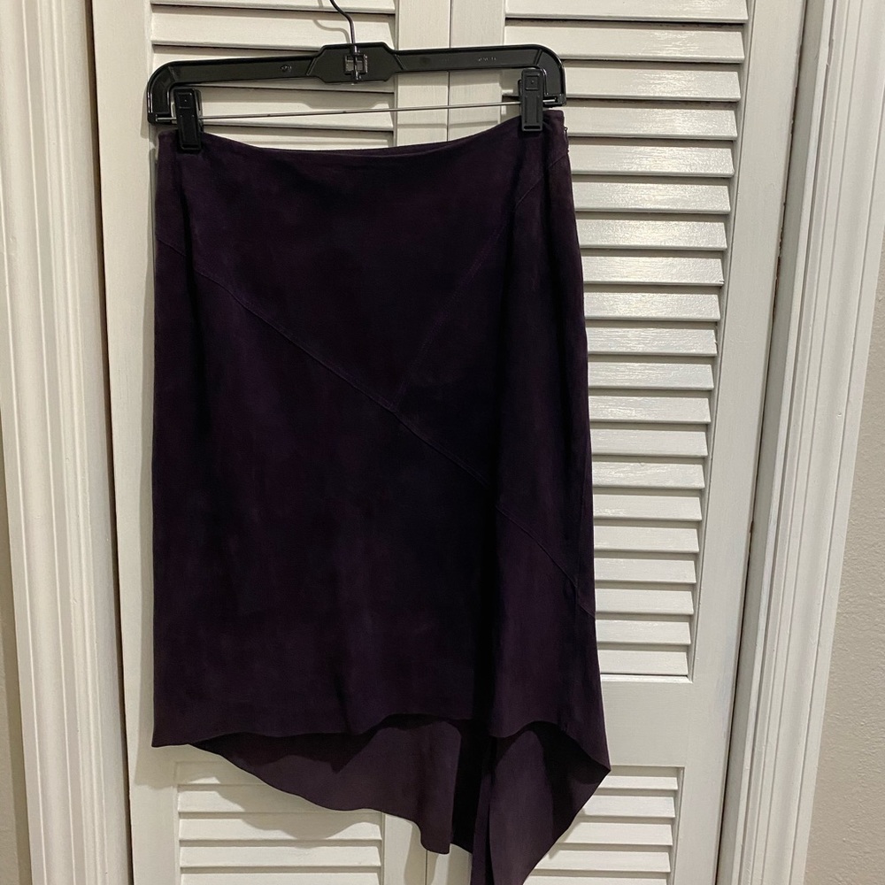 Douglas Hannant suede skirt